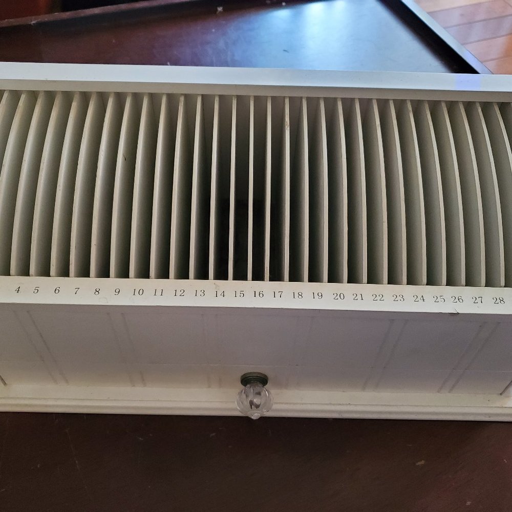 Bill sorter/desk organizer, white